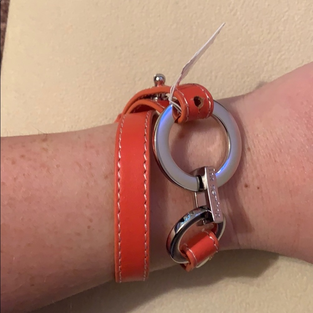 Orange wrap bracelet